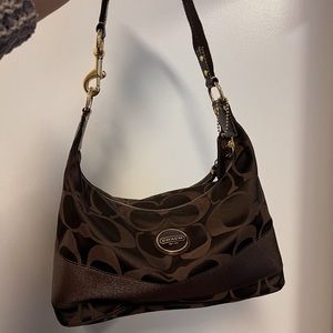 Y2K Vintage Coach Shoulder Brown Bag